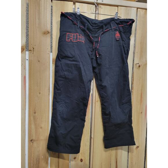 Fuji Pants Mens Small-Large One Size (A3) Jiu Jitsu Martial Arts Black - Picture 10 of 11